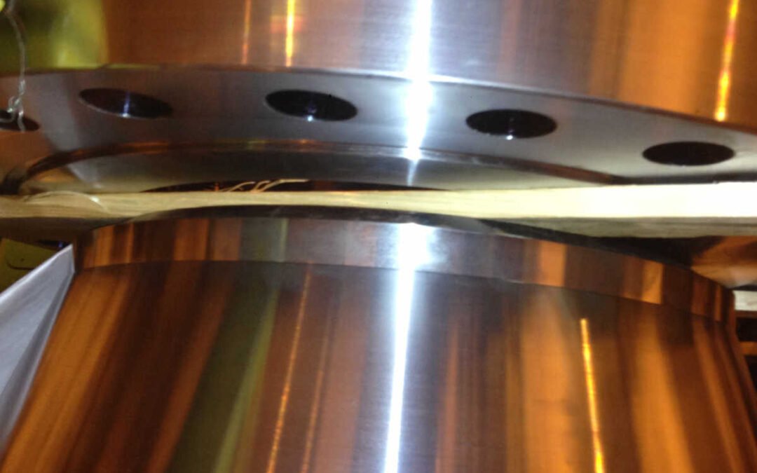Rebate flanges for oil pipelines